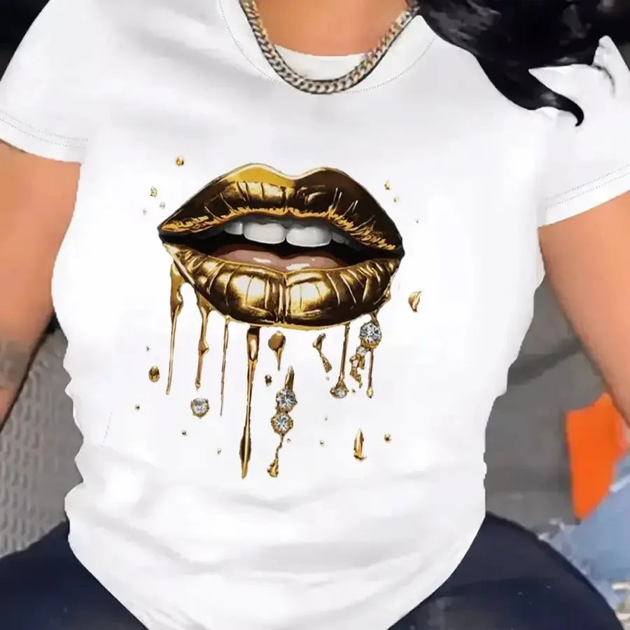 Women Casual Short Sleeve Tee 1 Pcs 100% Heavy Cotton - Comfortable Crew Neck Soft Adorable Tees Tops